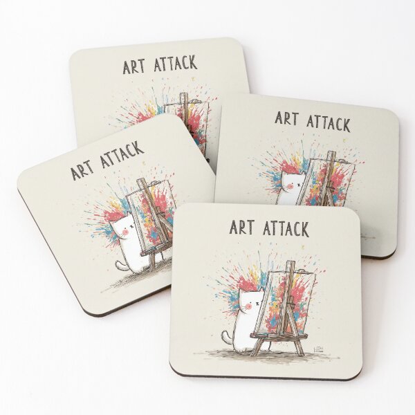 Item preview, Art Attack Cat designed and sold by Rtymer.