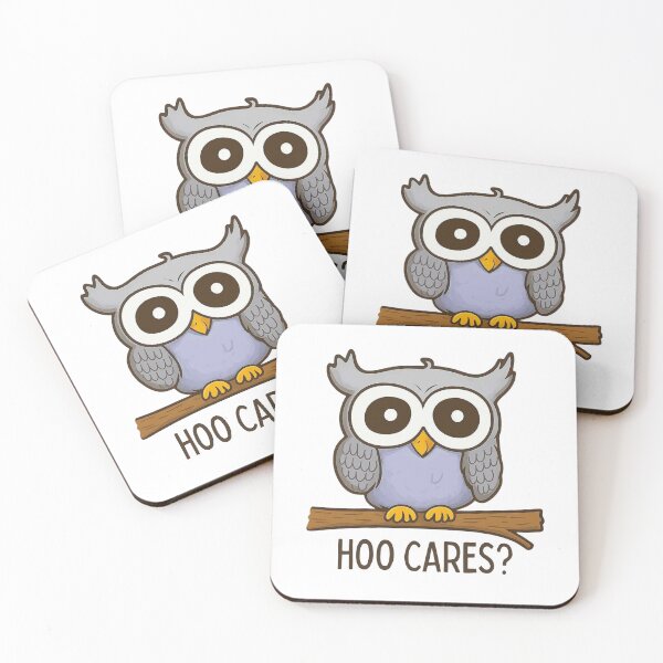 Item preview, Night Owl Energy – Cute Wide-Eyed Cartoon Owl Illustration designed and sold by CanSparkleArt.