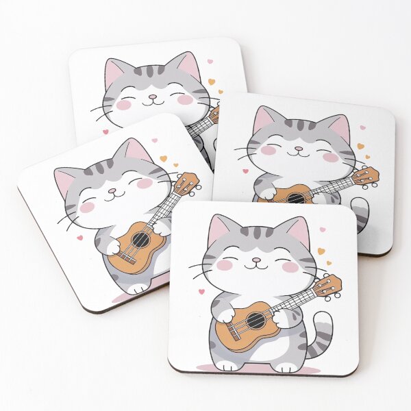 Item preview, Ukelele Cat designed and sold by Toto Designs.