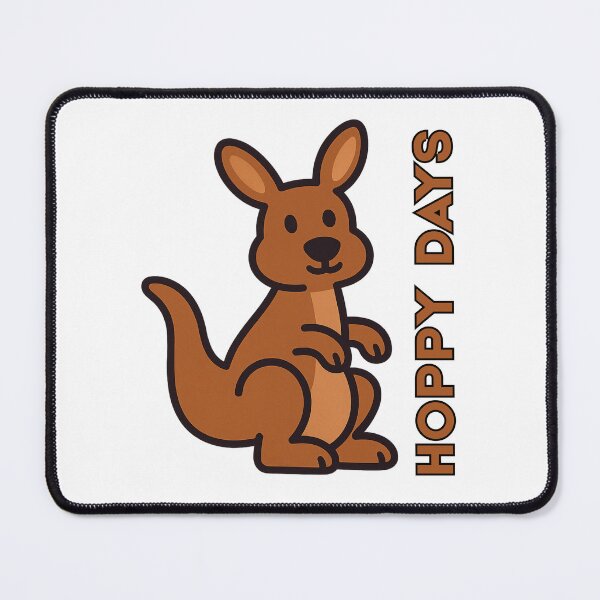Item preview, Hop to It – Cute Cartoon Kangaroo Design designed and sold by CanSparkleArt.