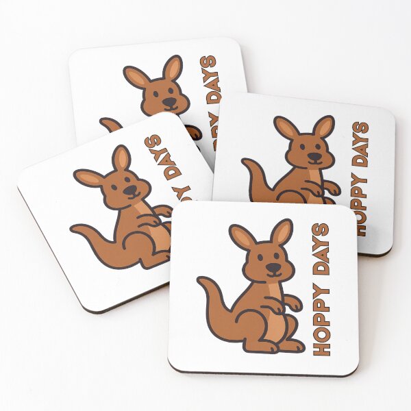 Item preview, Hop to It – Cute Cartoon Kangaroo Design designed and sold by CanSparkleArt.