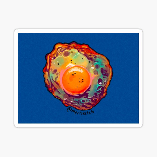 Item preview, One Must Try New Things Even If It Makes Them Uncomfortable. Freaky Egg designed and sold by merisketch.