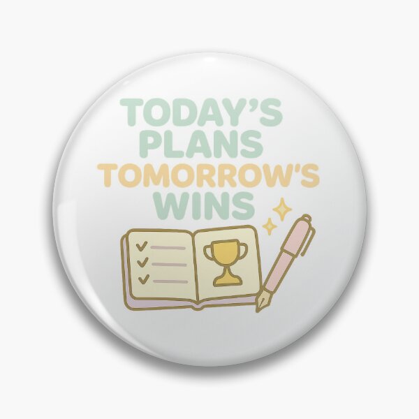 Item preview, Today's Plans Tomorrow's Wins designed and sold by acupofcoffy.