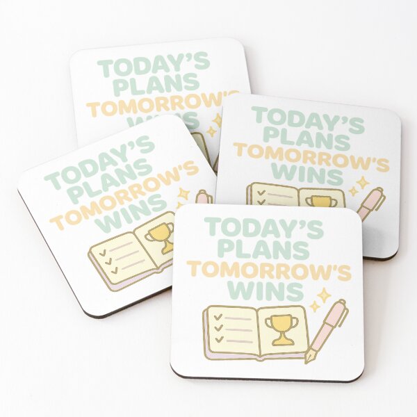 Item preview, Today's Plans Tomorrow's Wins designed and sold by acupofcoffy.