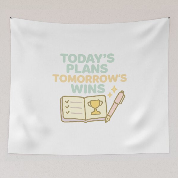 Item preview, Today's Plans Tomorrow's Wins designed and sold by acupofcoffy.