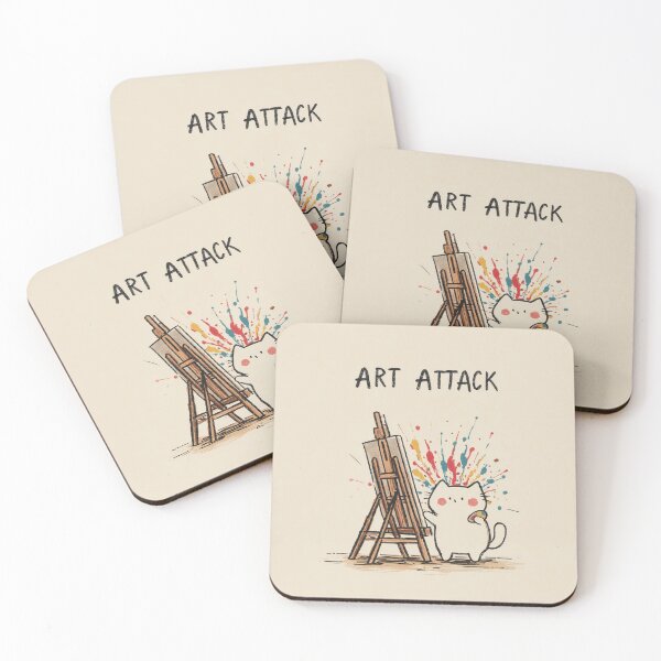 Item preview, Art Attack Cat designed and sold by Rtymer.