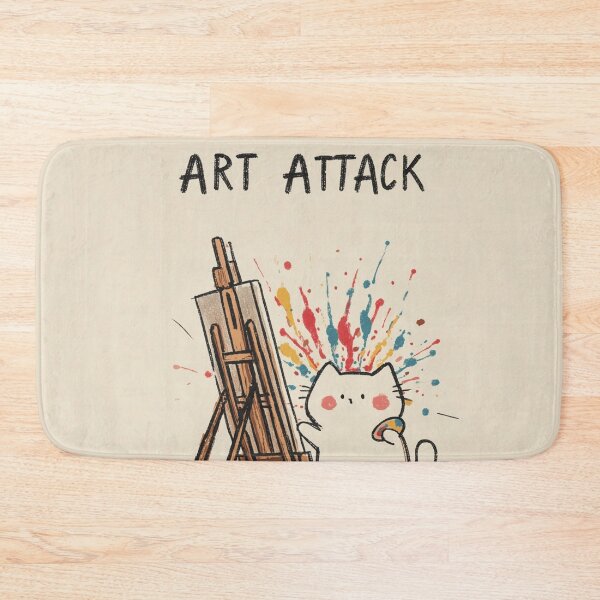 Item preview, Art Attack Cat designed and sold by Rtymer.