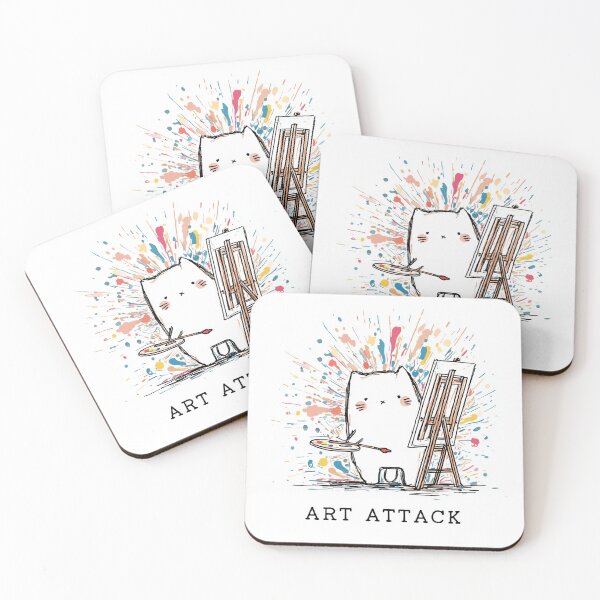 Item preview, Art Attack Cat designed and sold by Rtymer.