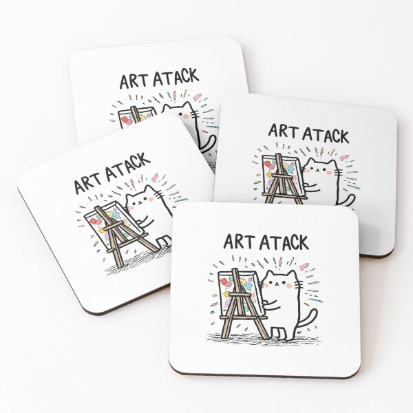 Item preview, Art Attack Cat designed and sold by Rtymer.
