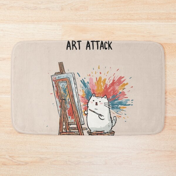 Item preview, Art Attack Cat designed and sold by Rtymer.