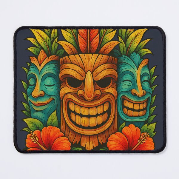 Item preview, Three Tiki Masks designed and sold by VelvetRoom.