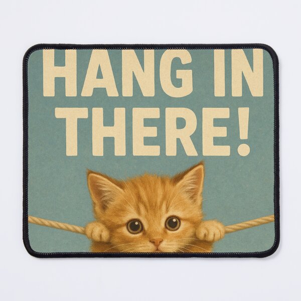 Item preview, Hang In There Kitten Poster designed and sold by Hansompants.