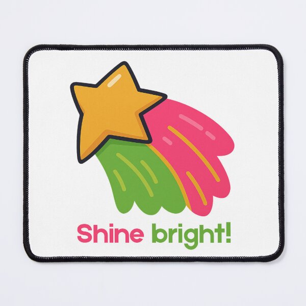 Item preview, Shine Bright – Colourful Cartoon Shooting Star designed and sold by CanSparkleArt.