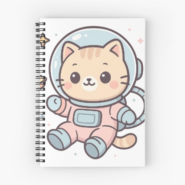 Item preview, Little orange astronaut Kitty designed and sold by veejiras.