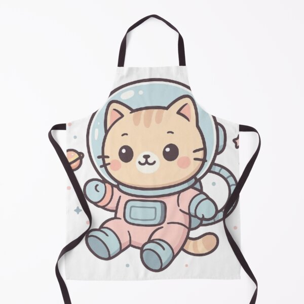 Item preview, Little orange astronaut Kitty designed and sold by veejiras.