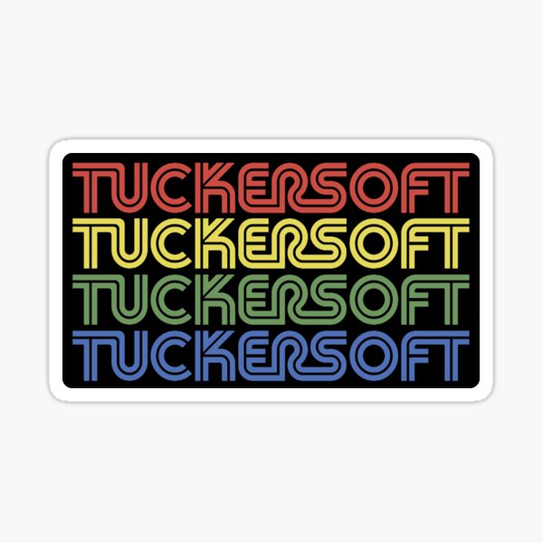 Item preview, Tuckersoft, Multi Color STICKER/MAGNET - Blackmirror designed and sold by Metcraft.