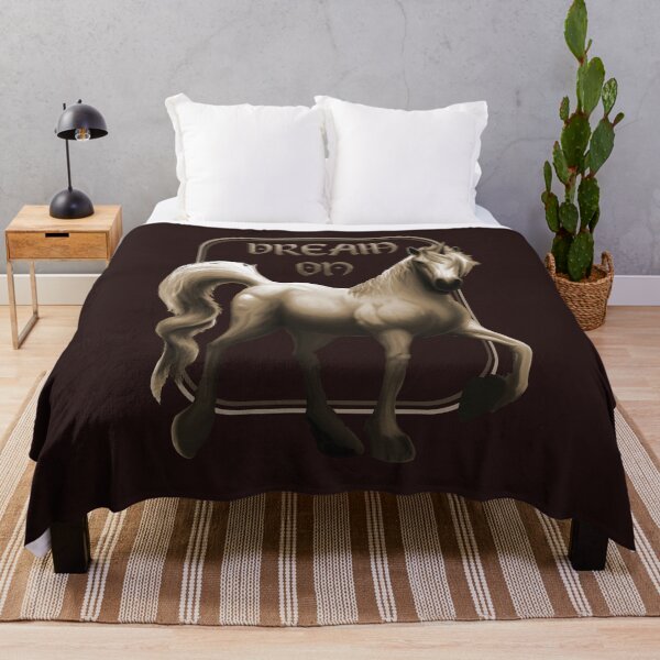 Item preview, dream on - unicorn painting modern gothic illustration fantasy art designed and sold by hayrpictures.