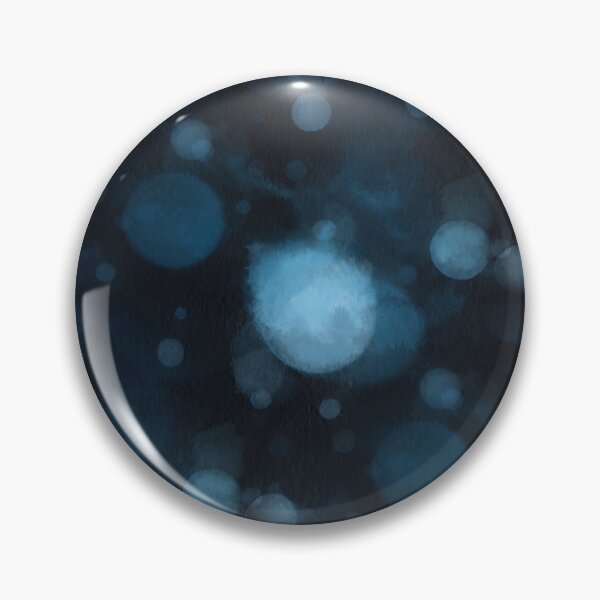 Item preview, Blue Abstract Watercolor Bokeh Design – Dark Blue Circular Background Pattern designed and sold by Sandy Richter.