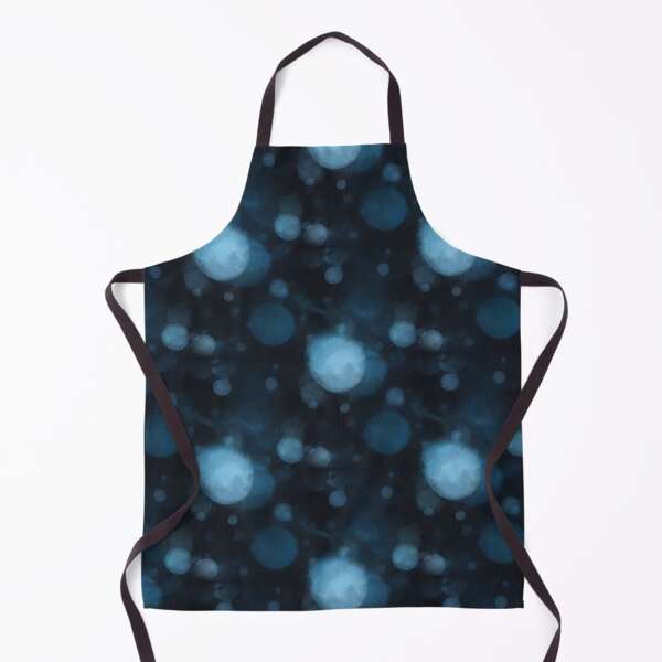 Item preview, Blue Abstract Watercolor Bokeh Design – Dark Blue Circular Background Pattern designed and sold by Sandy Richter.