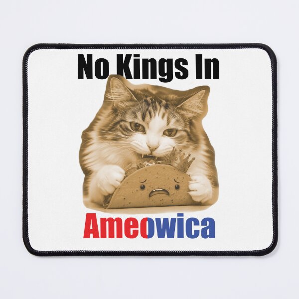 Item preview, No Kings In Ameowica Sepia designed and sold by daintyLLama.