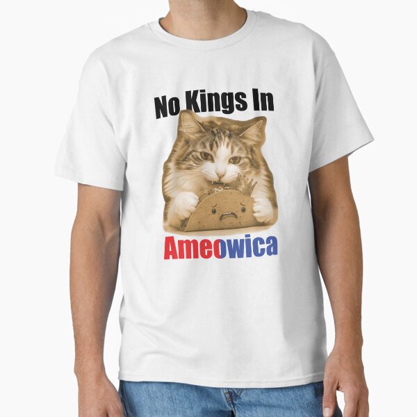Item preview, No Kings In Ameowica Sepia designed and sold by daintyLLama.