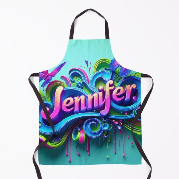 Item preview, Jennifer in Color: Whimsical Butterfly Typography designed and sold by aminz4.