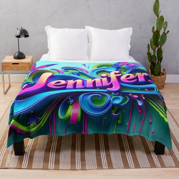 Item preview, Jennifer in Color: Whimsical Butterfly Typography designed and sold by aminz4.