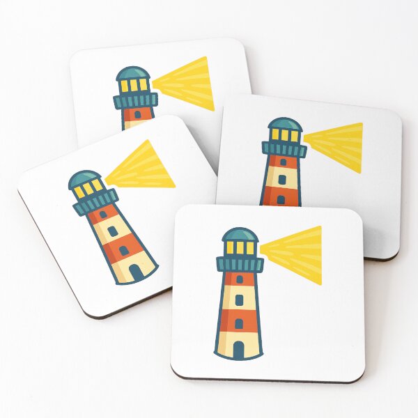Item preview, Cartoon Lighthouse – Bright Beacon by the Sea designed and sold by CanSparkleArt.
