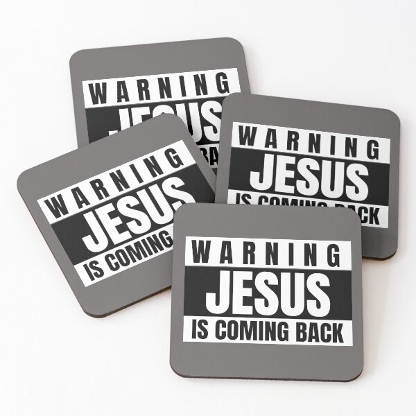 Item preview, Warning Jesus Is Coming Back designed and sold by ShanNic31.