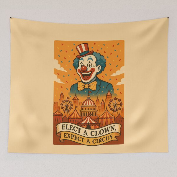 Item preview, Elect A Clown, Expect A Circus designed and sold by k3rstman1.