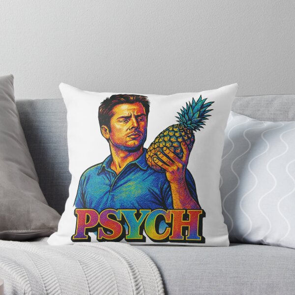 Item preview, Psych Inspired Pineapple Art – Retro TV Fan Design designed and sold by Thogan0416.
