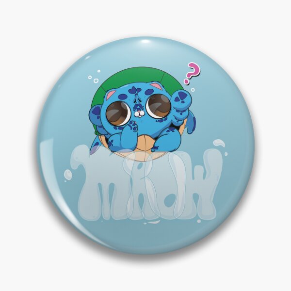 Item preview, Turtlecat Graffiti Bubble's Mrow? designed and sold by Pin-eye.