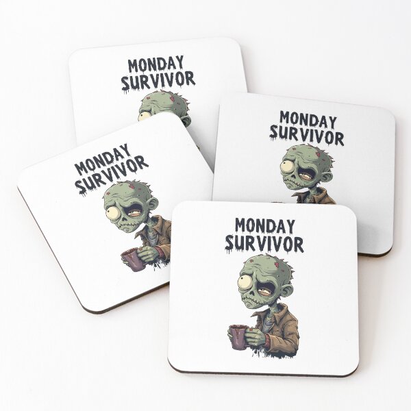 Item preview, Zombie Coffee Mode | Monday Survivor designed and sold by Dazzle-Sizzle.
