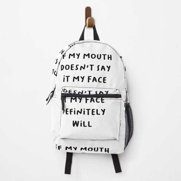 Item preview, If My Mouth Doesn't Say It My Face Definitely Will - Sarcastic Quote 1 designed and sold by RM-Journey.