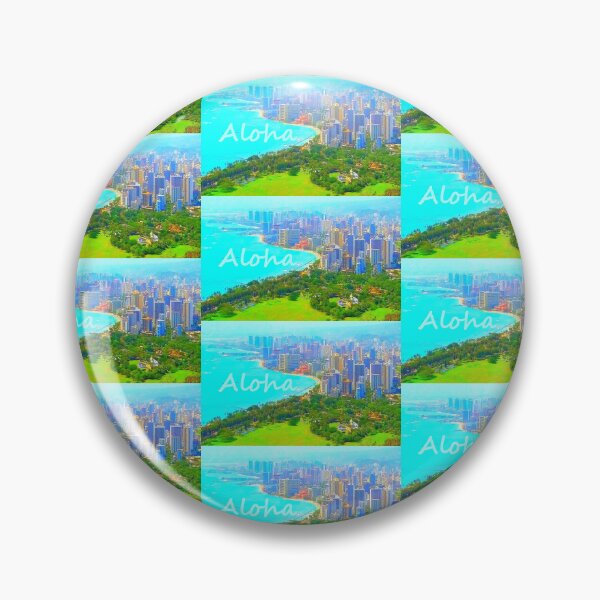 Item preview, Waikiki Bay From Diamond Head IX designed and sold by R-F-B.