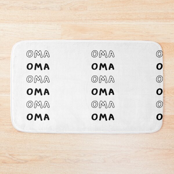 Item preview, Oma - Repetitive German Grandma Text Design 16 designed and sold by RM-Journey.