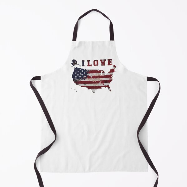 Item preview, i love america - splash american flag on grunge united states map badge embroidery iron patch textured graphic artwork designed and sold by hayrpictures.