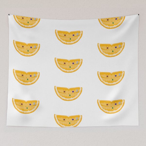 Item preview, DBR orange slice designed and sold by DeathbedRegrets.