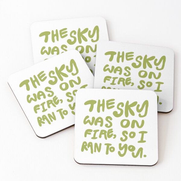 Item preview, the sky was on fire, so i ran to you designed and sold by ferndaughter.