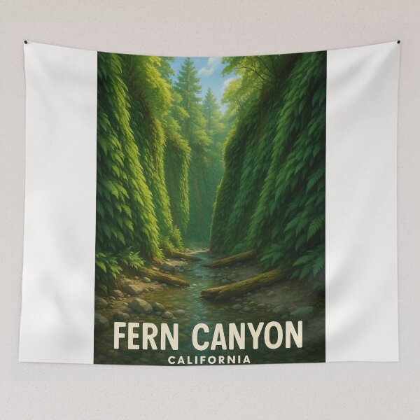 Item preview, Fern-Covered Walls of Fern Canyon, California designed and sold by Places On Earth.