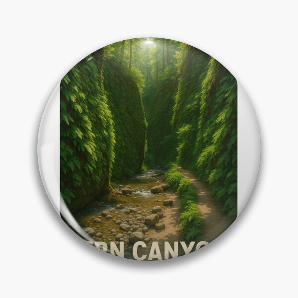 Item preview, Fern-Lined Pathway in Fern Canyon, California designed and sold by Places On Earth.