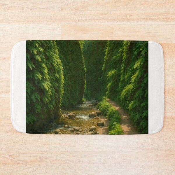 Item preview, Fern-Lined Pathway in Fern Canyon, California designed and sold by Places On Earth.