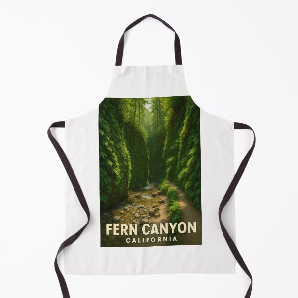 Item preview, Fern-Lined Pathway in Fern Canyon, California designed and sold by Places On Earth.