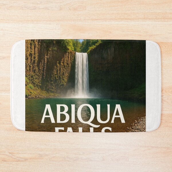 Item preview, Abiqua Falls with Basalt Cliffs, Oregon designed and sold by Places On Earth.