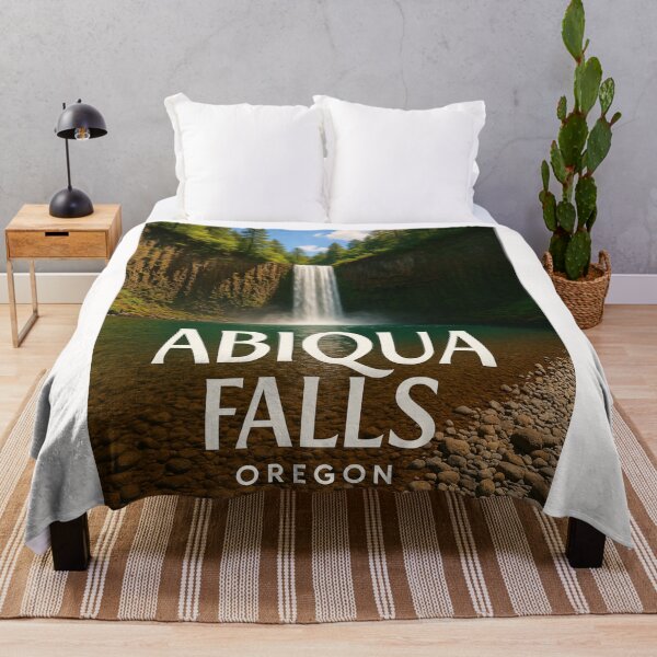 Item preview, Abiqua Falls with Basalt Cliffs, Oregon designed and sold by Places On Earth.