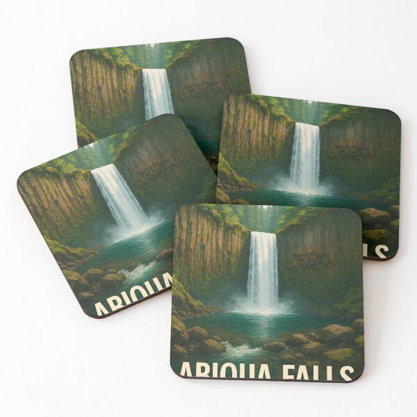Item preview, Abiqua Falls Surrounded by Oregon Forest designed and sold by Places On Earth.