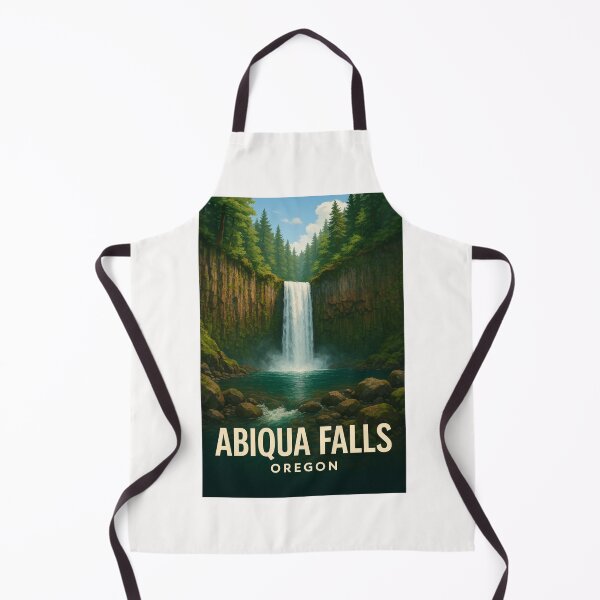 Item preview, Abiqua Falls Surrounded by Oregon Forest designed and sold by Places On Earth.