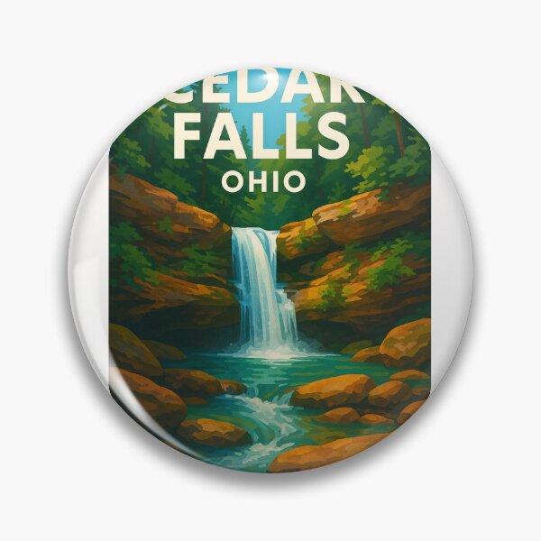 Item preview, Rocky Stream at Cedar Falls, Hocking Hills Ohio designed and sold by Places On Earth.