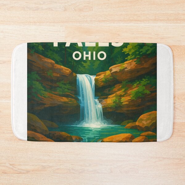 Item preview, Rocky Stream at Cedar Falls, Hocking Hills Ohio designed and sold by Places On Earth.