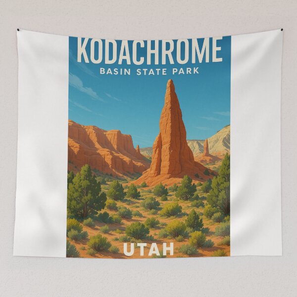 Item preview,  Scenic Desert Landscape at Kodachrome Basin, Utah designed and sold by Places On Earth.